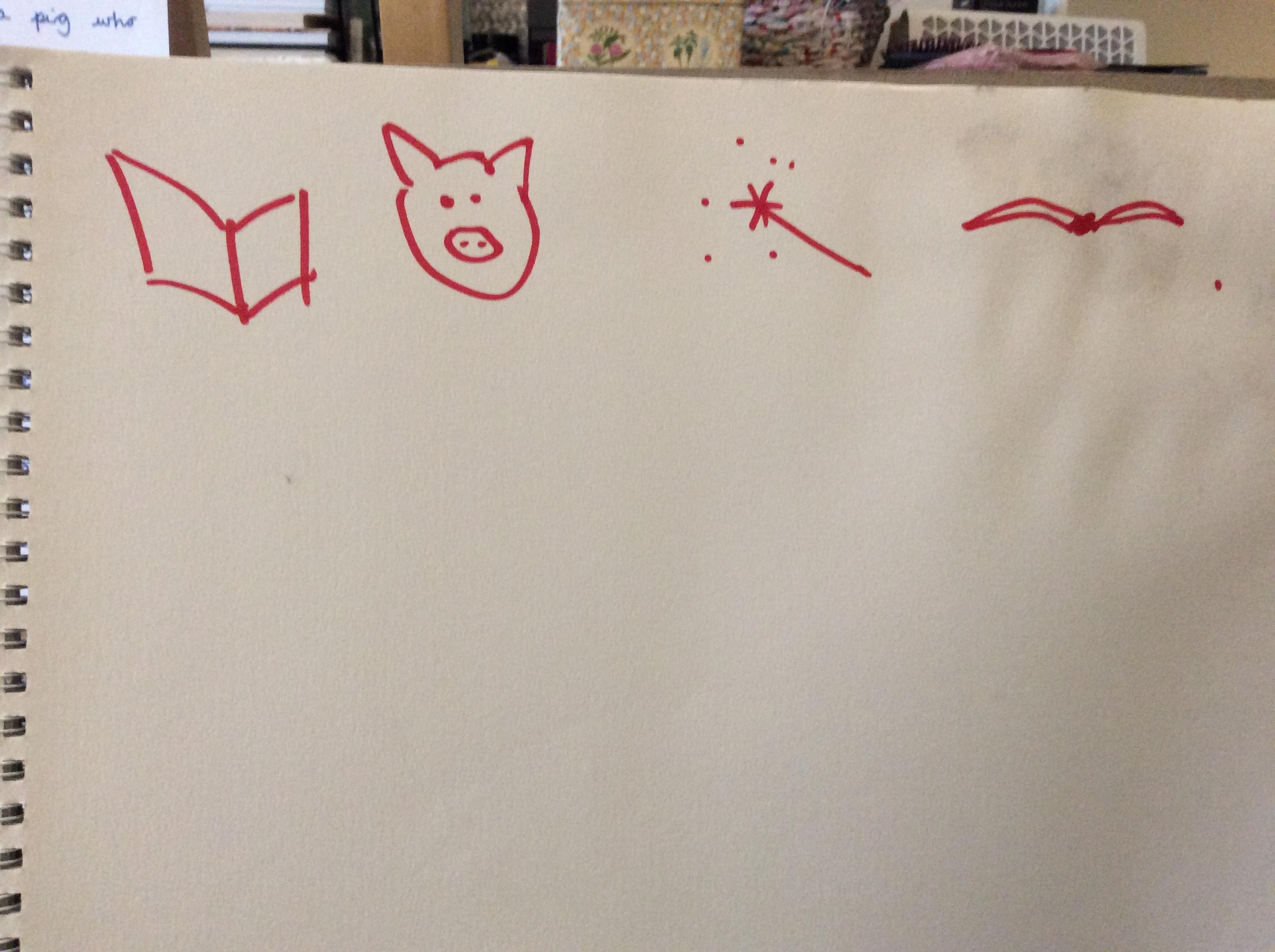 Once there was a pig who wished he could fly.